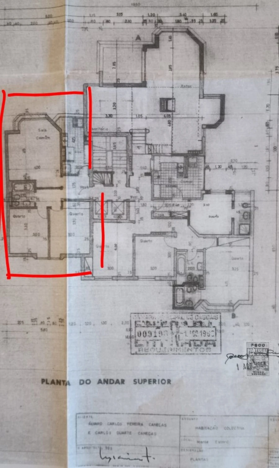 Apartamento T2 para Venda em Cascais e Estoril Planta 1