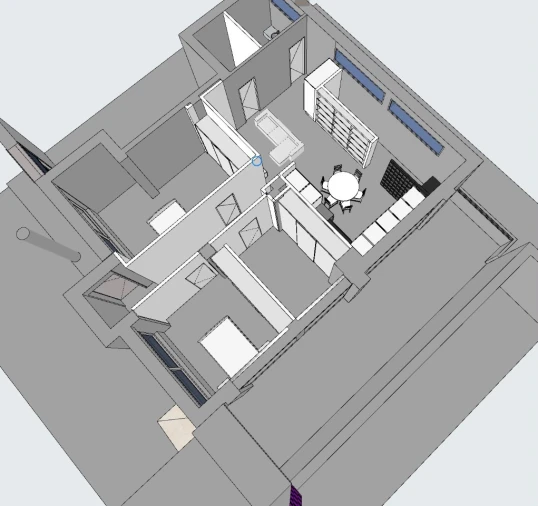 Apartamento T2 para Venda em Delães Planta 1