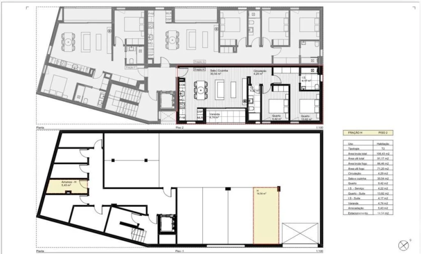 Apartamento T2 para Venda em Estômbar e Parchal Foto 27
