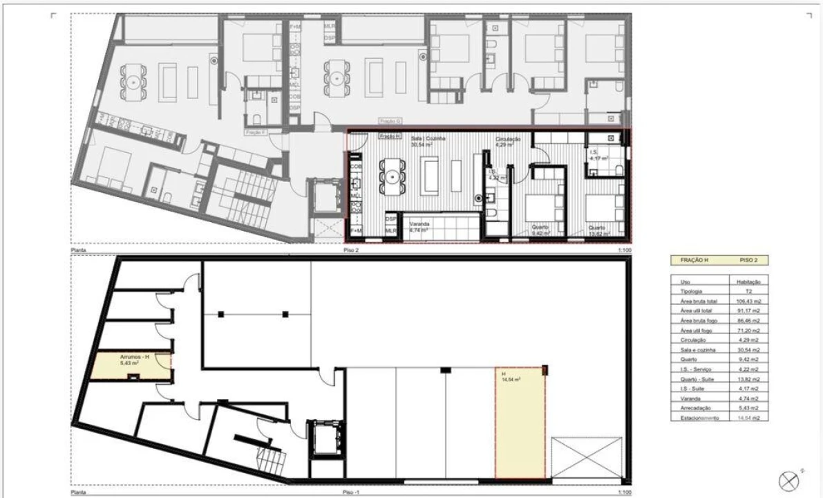 Apartamento T2 para Venda em Estômbar e Parchal Foto 27