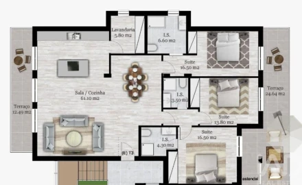 Apartamento T3 para Venda em Silveira