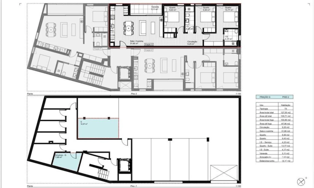 Apartamento T3 para Venda em Estômbar e Parchal Foto 28