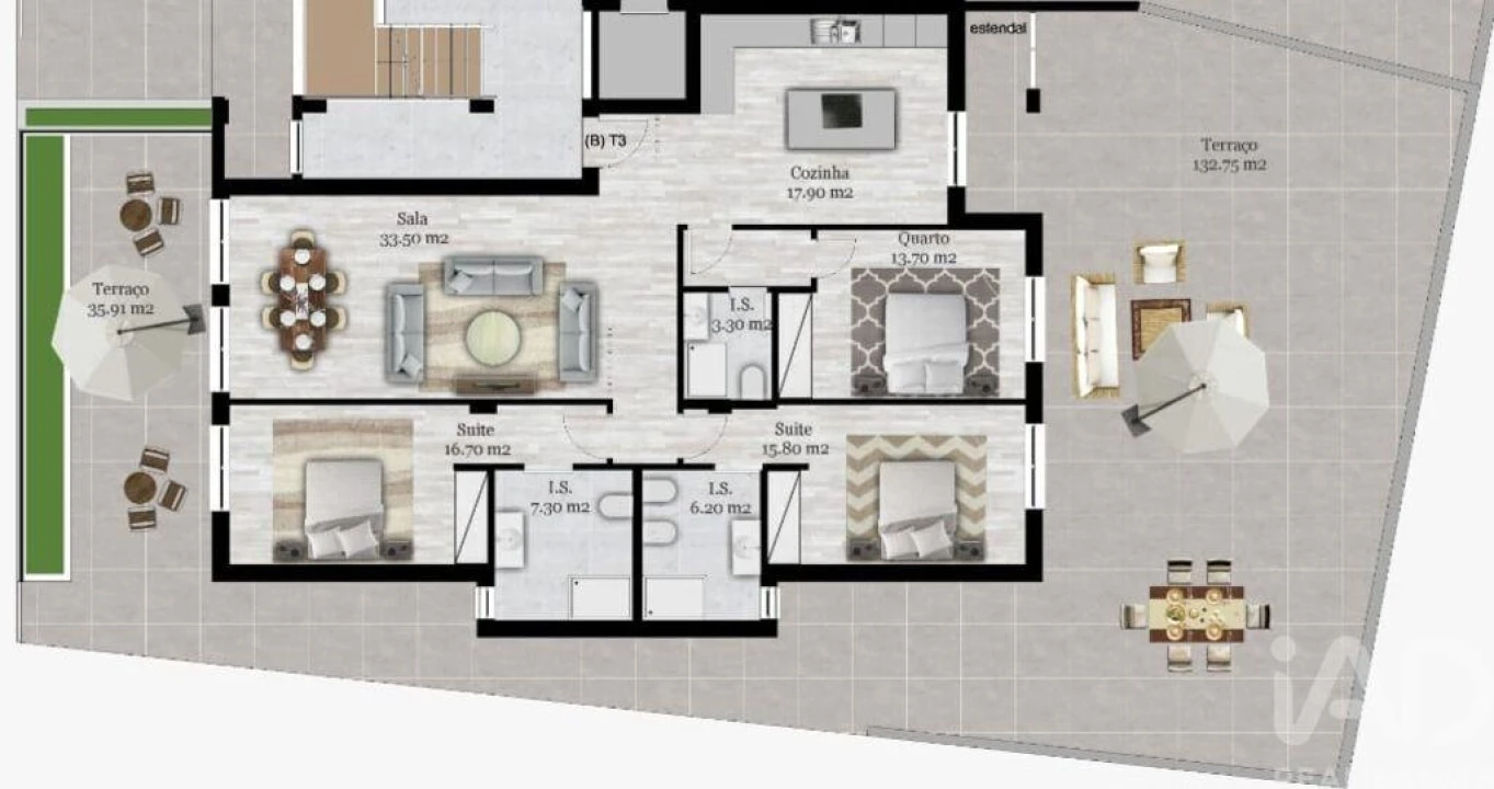 Apartamento T3 para Venda em Silveira Foto 18