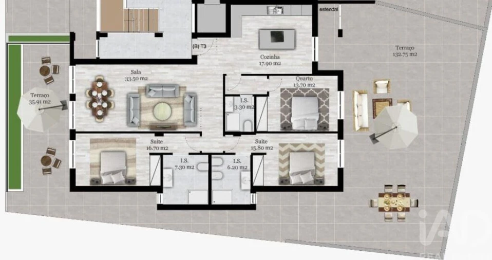 Apartamento T3 para Venda em Silveira Foto 18