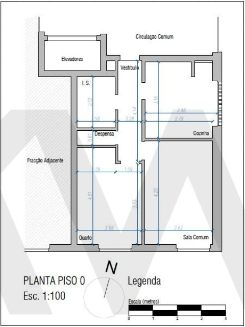 Apartamento T1 para Arrendamento em Belém