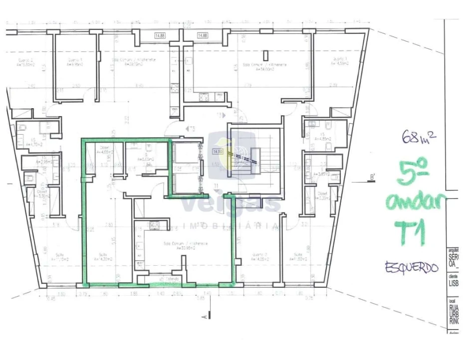 Apartamento T1 para Venda em Rio de Mouro Foto 3