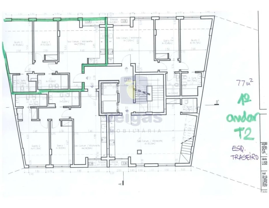 Apartamento T2 para Venda em Rio de Mouro Foto 6