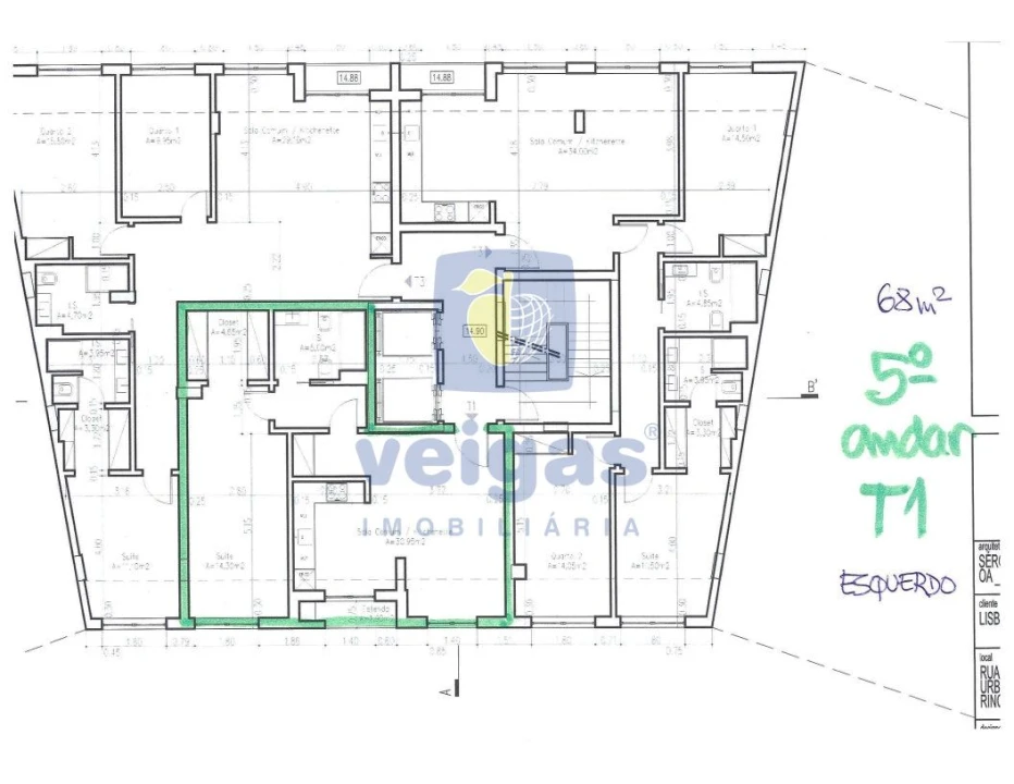 Apartamento T2 para Venda em Rio de Mouro Foto 2