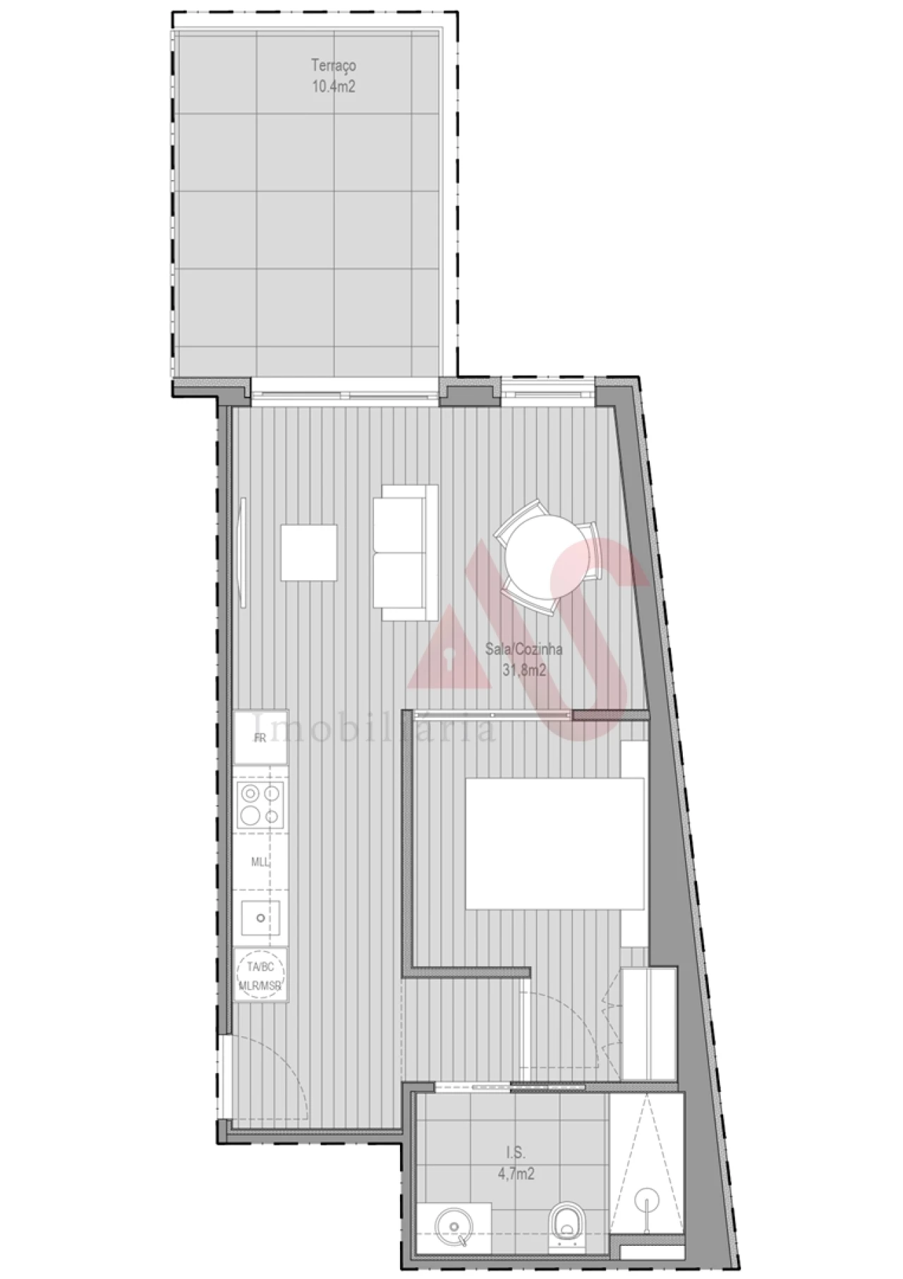 Apartamento T1 para Venda em Paranhos Foto 8