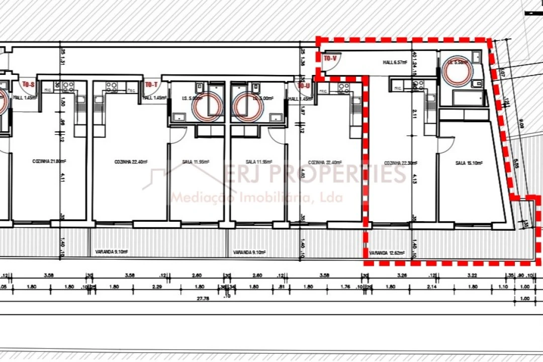 Apartamento T1 para Venda em Altura Foto 3