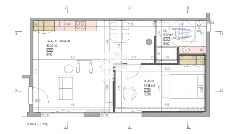Apartamento T1 para Venda em Caniço