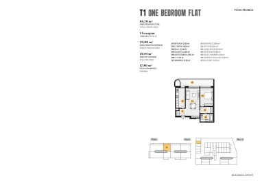 Apartamento T1 para Venda em Cidade da Maia