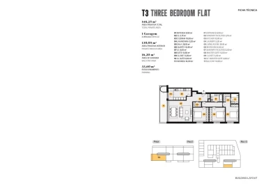 Apartamento T3 para Venda em Cidade da Maia