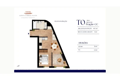 Apartamento T0 para Venda em Paranhos