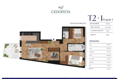 Apartamento T2 para Venda em Cedofeita, Santo Ildefonso, Sé, Miragaia, São Nicolau e Vitória