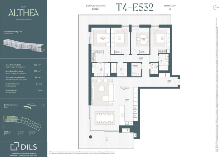 Apartamento T4 para Venda em Queluz e Belas Planta 1