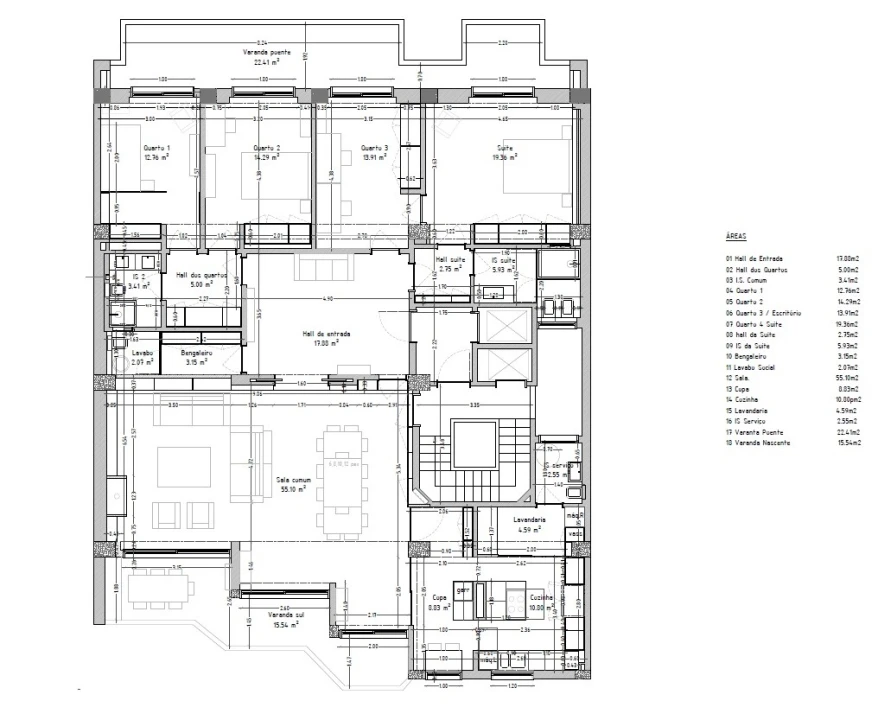 Apartamento T4 para Venda em Estrela Planta 2