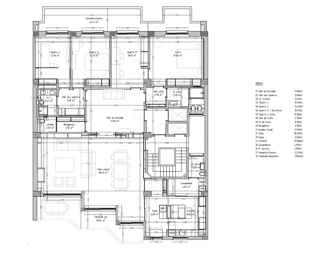 Apartamento T4 para Venda em Estrela Planta 2