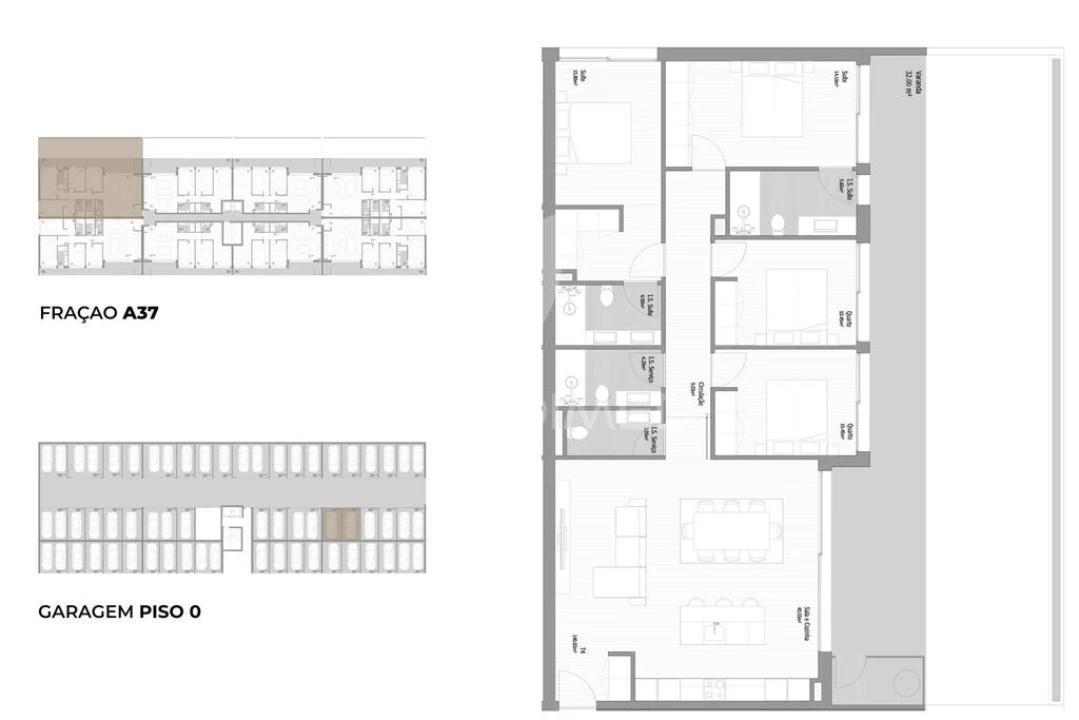 Apartamento T4 para Venda em Fânzeres e São Pedro da Cova Foto 15