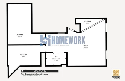 Apartamento T2 para Venda em Moita