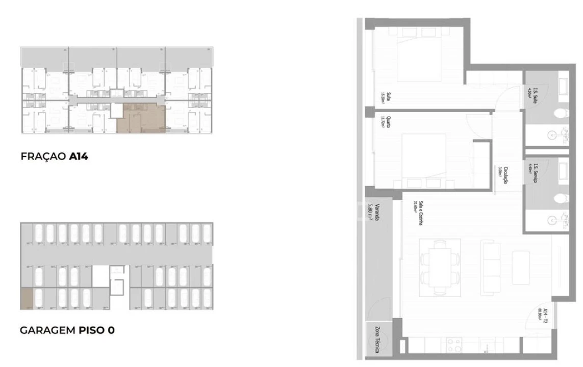 Apartamento T2 para Venda em Fânzeres e São Pedro da Cova Foto 15