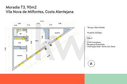 Moradia T3 para Venda em Vila Nova de Milfontes