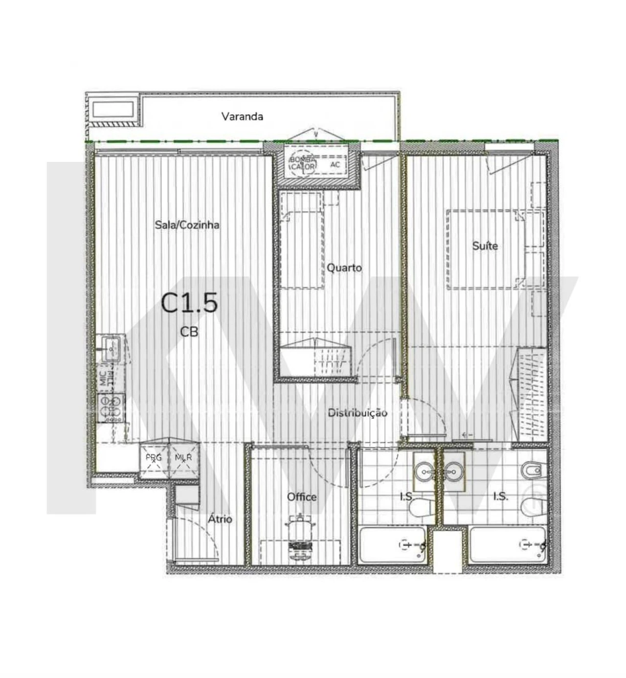 Apartamento T2 para Venda em Oliveira do Douro Foto 16