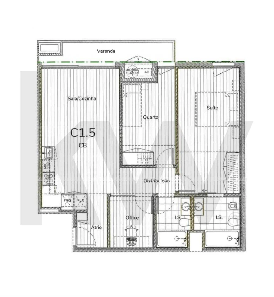 Apartamento T2 para Venda em Oliveira do Douro Foto 16