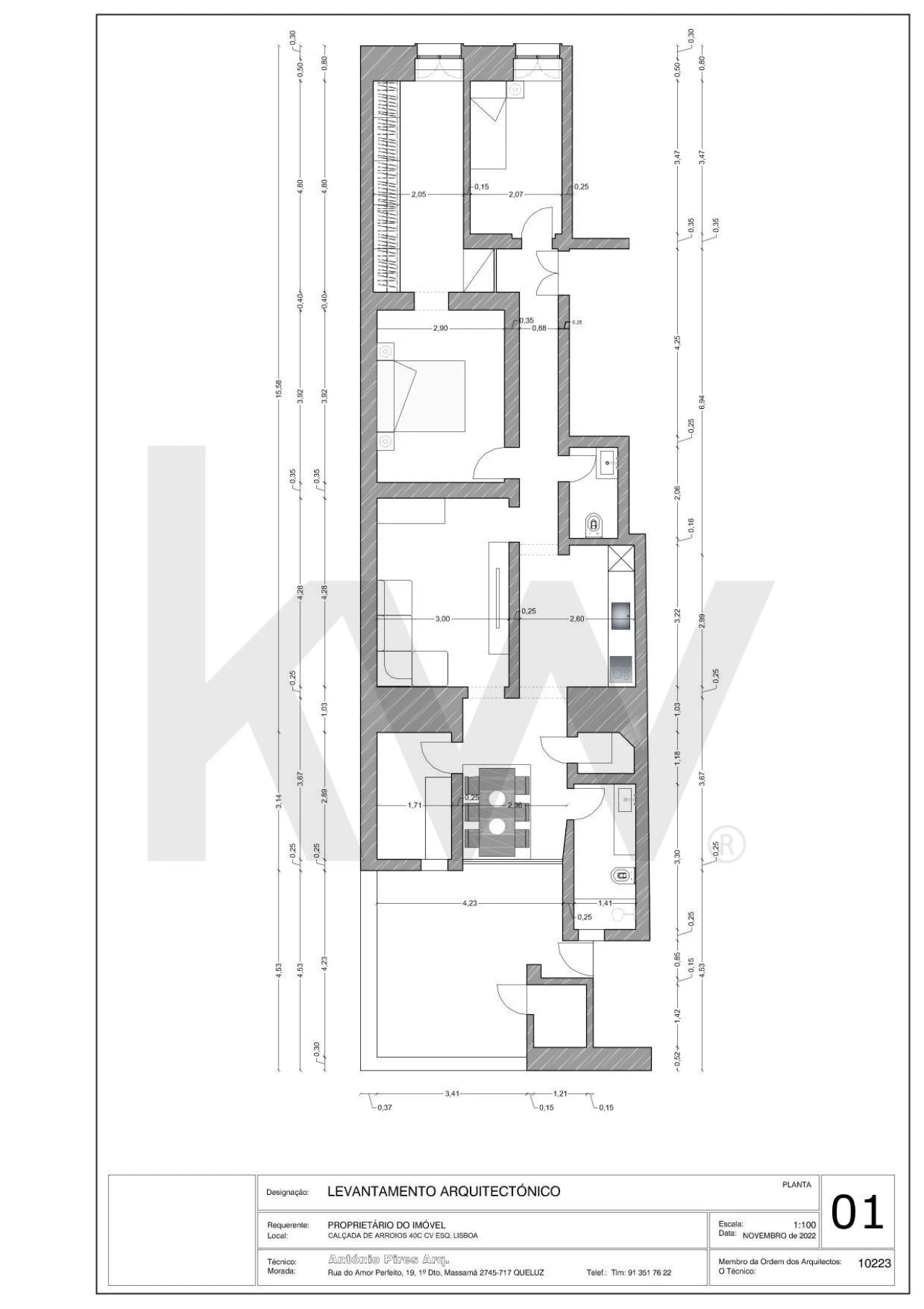 Apartamento T3 para Arrendamento em Arroios Foto 53
