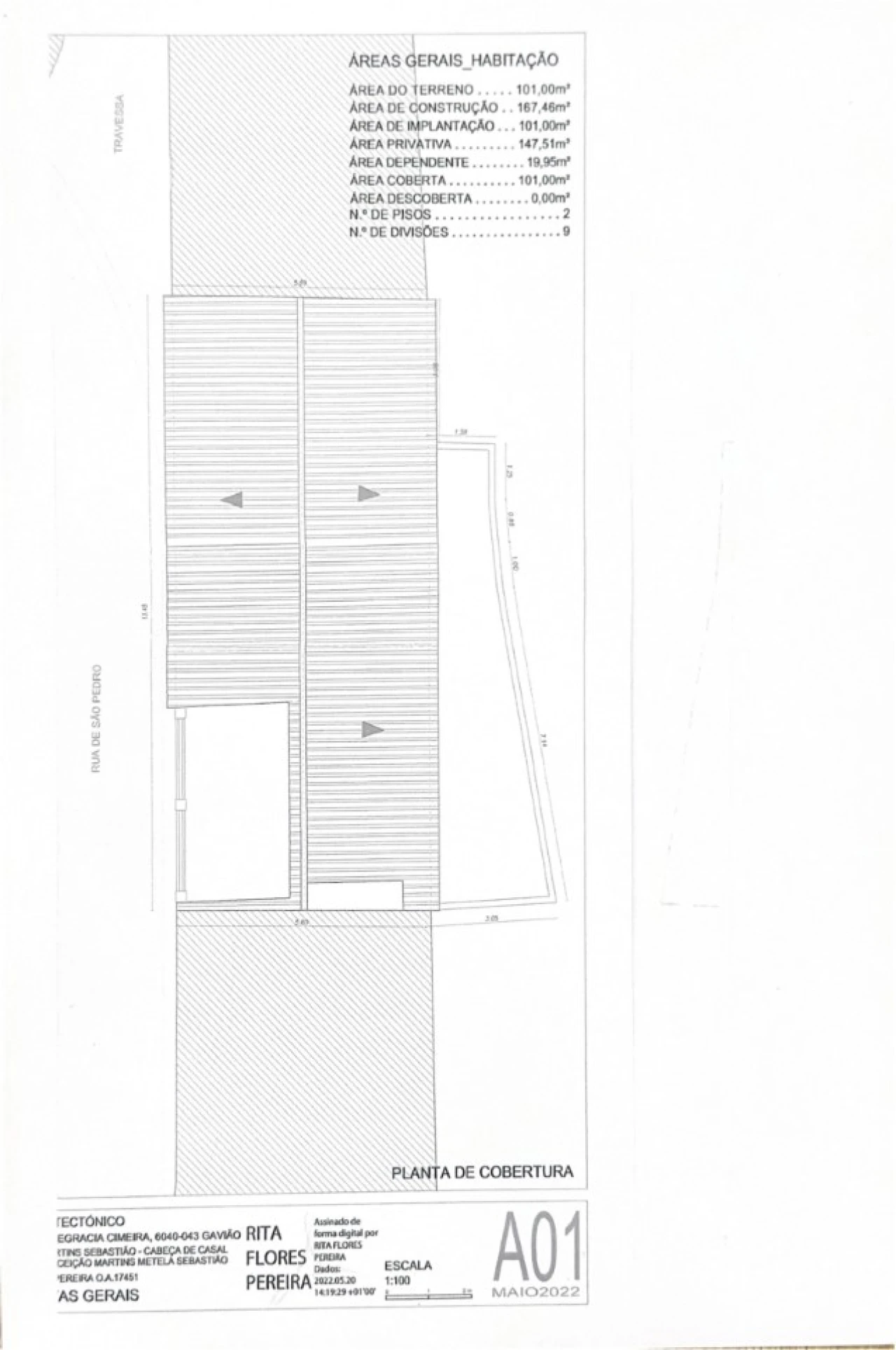 Moradia T3 para Venda em Gavião e Atalaia Planta 3
