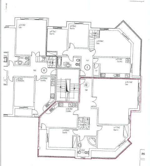 Apartamento T2 para Venda em São Francisco
