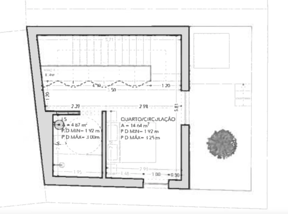 Moradia T1 para Venda em Carvalhal Planta 3