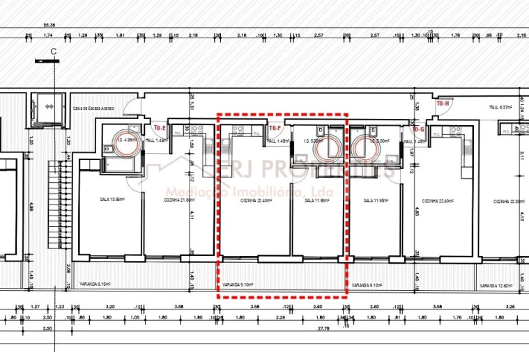 Apartamento T1 para Venda em Altura Foto 2