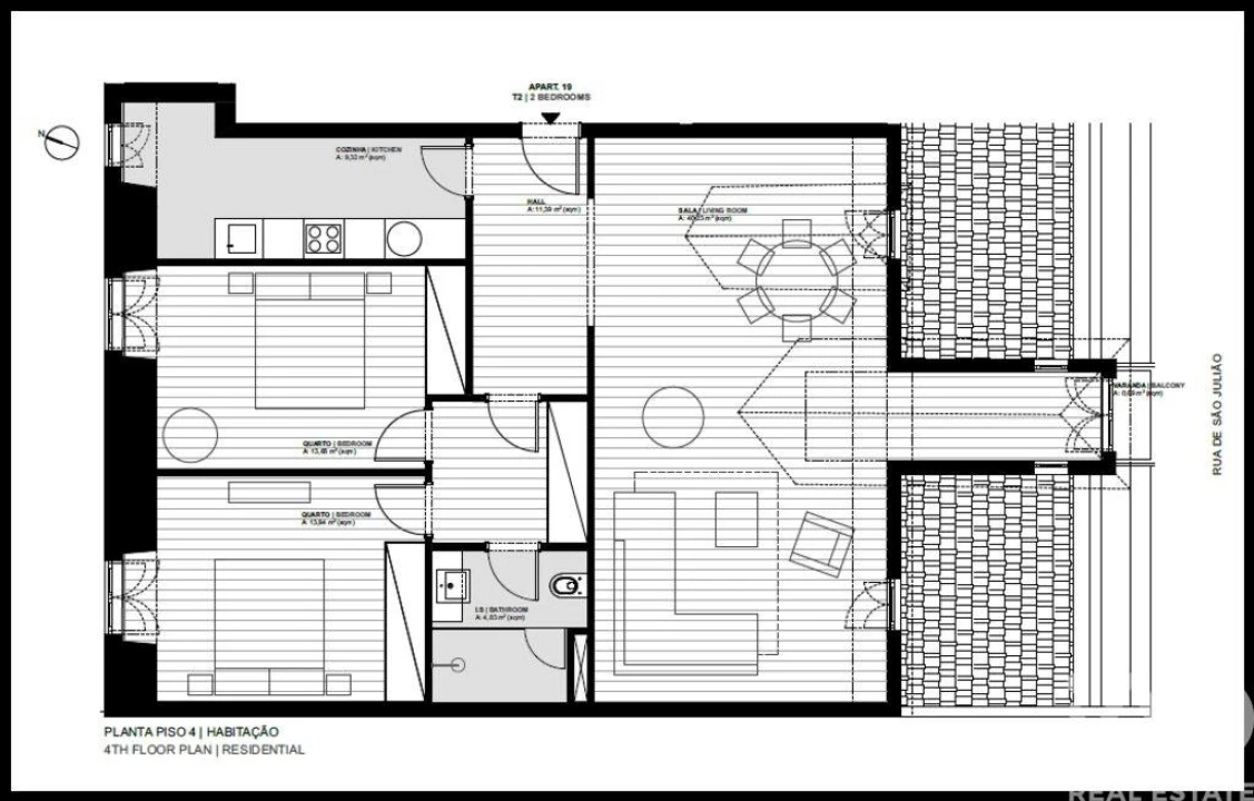 Apartamento T2 para Arrendamento em Santa Maria Maior Foto 29