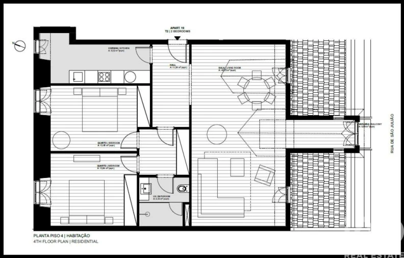 Apartamento T2 para Arrendamento em Santa Maria Maior Foto 29