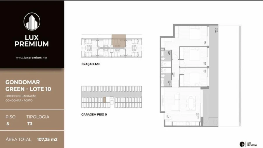 Apartamento T3 para Venda em Fânzeres e São Pedro da Cova Foto 7