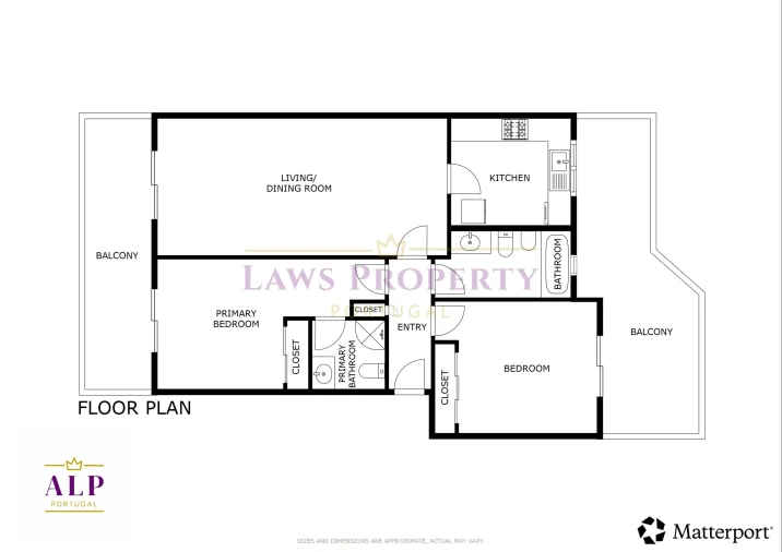 Apartamento T2 para Venda em Lagos (São Sebastião e Santa Maria) Planta 1