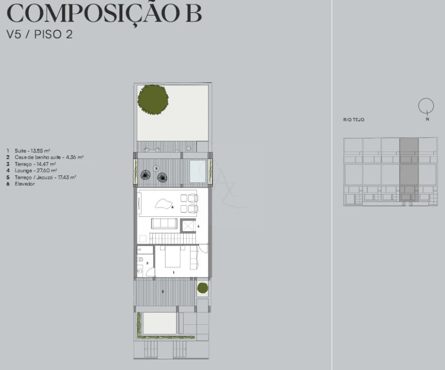 Moradia T4 para Venda em Alcantara Planta 3