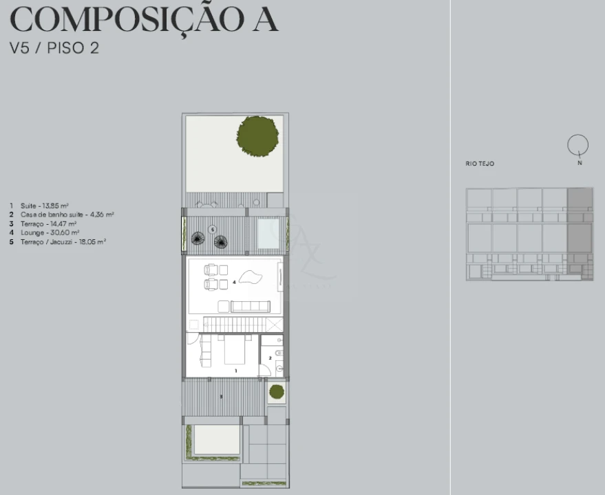 Moradia T4 para Venda em Alcantara Planta 3
