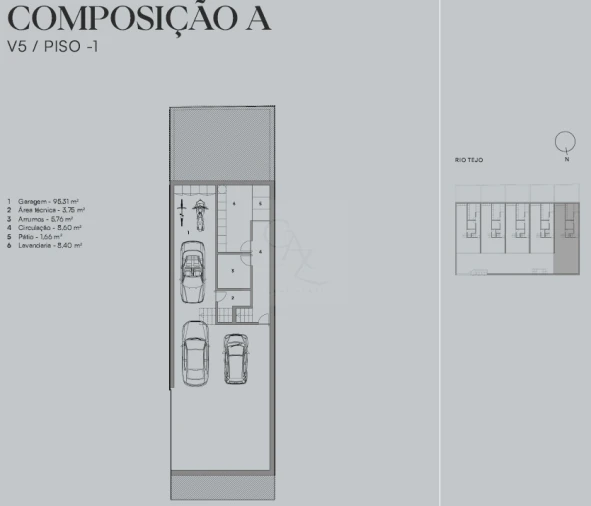 Moradia T4 para Venda em Alcantara Planta 4