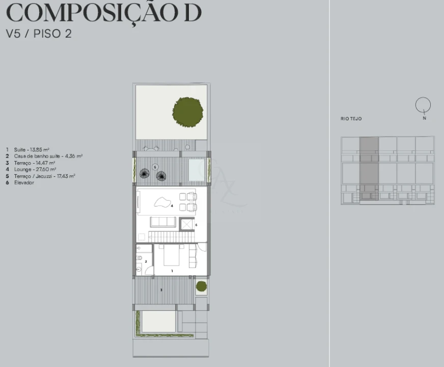 Moradia T4 para Venda em Alcantara Planta 3