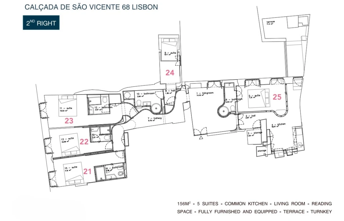 Apartamento T10 para Venda em São Vicente Planta 2