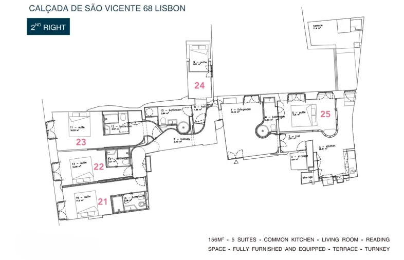 Apartamento T10 para Venda em São Vicente Planta 2