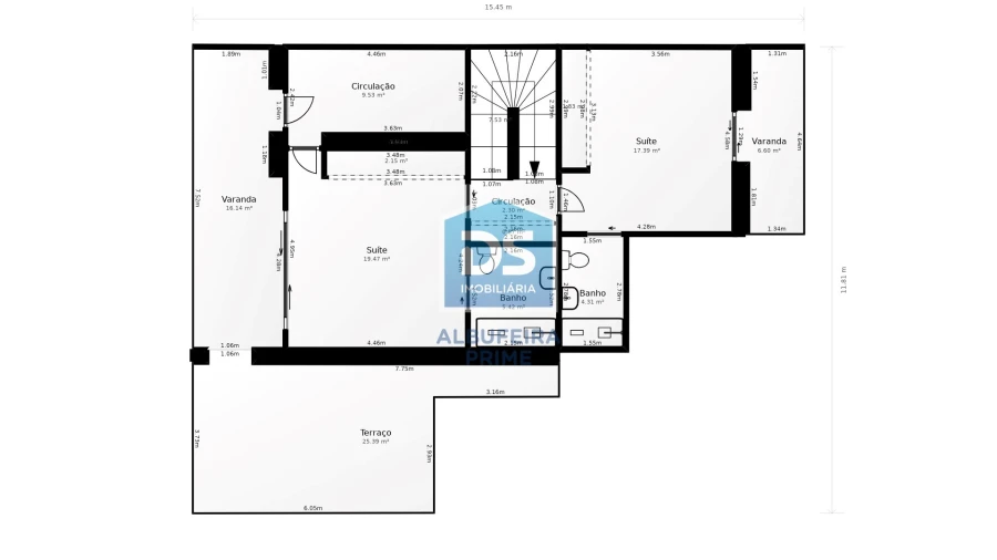 Moradia T3 para Venda em Quarteira Planta 3
