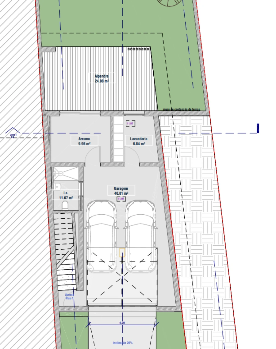 Moradia T3 para Venda em Eixo e Eirol Planta 2