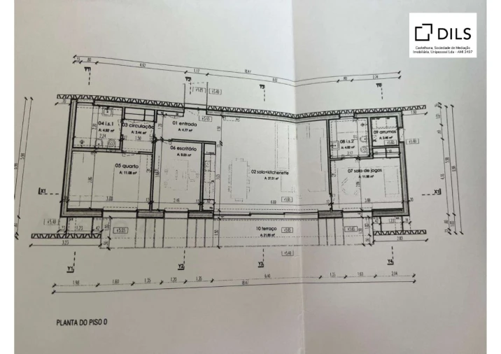 Moradia T3 para Venda em Carvalhal Planta 1