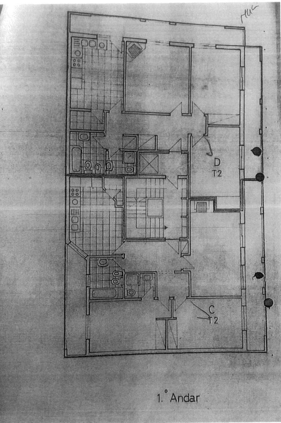 Apartamento T2 para Venda em Loule (São Clemente) Planta 1