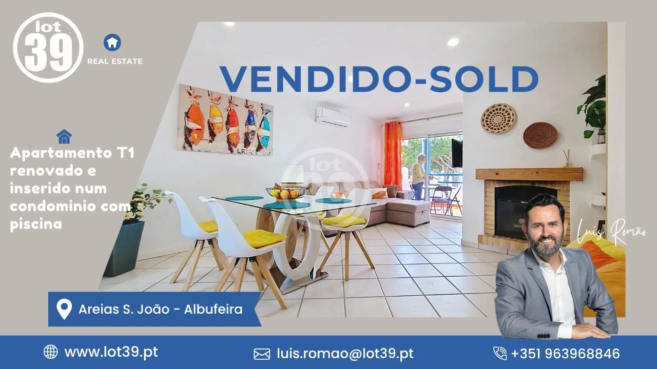 Apartamento T1 para Venda em Albufeira e Olhos de Água Foto 1