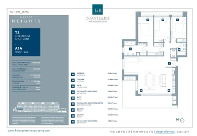 Apartamento T3 para Venda em Oeiras e São Julião da Barra, Paço de Arcos e Caxias
