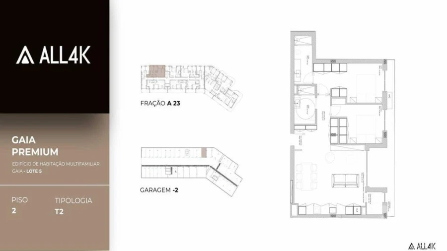 Apartamento T2 para Venda em Oliveira do Douro Foto 8